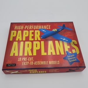 High-Performance Paper Airplanes Kit: 10 Pre-cut, Easy-to-Assemble Models